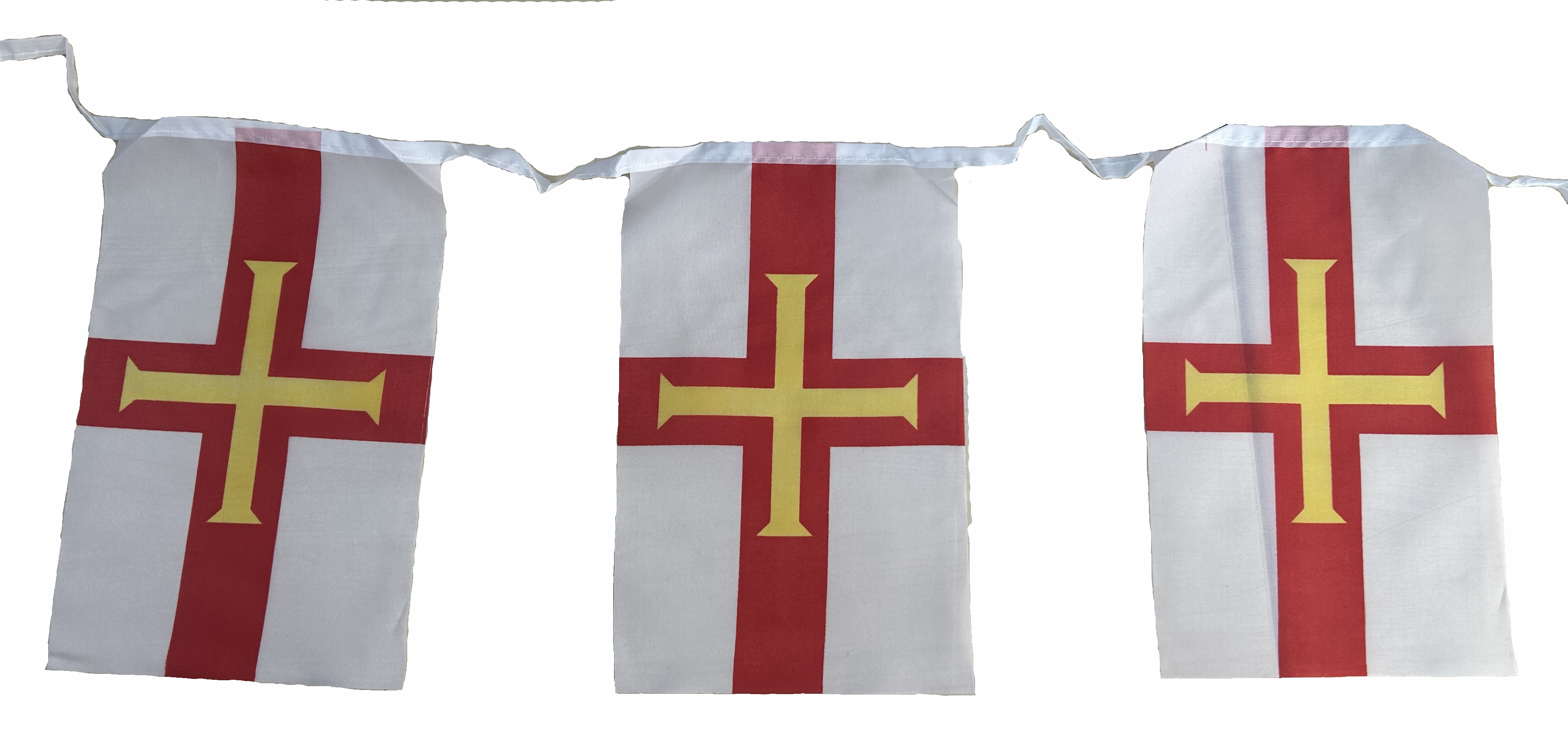 Guernsey flag bunting